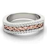 Diamond Fashion Ring, in Rose Gold - 84098