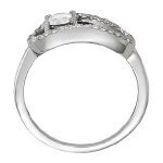 Diamond Fashion Ring, Round Shape, in Sterling Silver - 84104