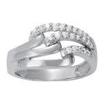 Diamond Fashion Ring, in White Gold - 84120