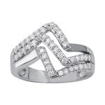 Diamond Fashion Ring, in Platinum - 84121