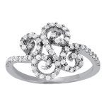 Diamond Fashion Ring, in Platinum - 84131