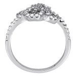 Diamond Fashion Ring, in White Gold - 84131