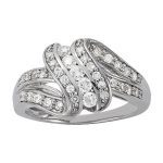 Diamond Fashion Ring, in Platinum - 84132