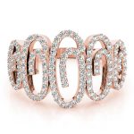 Diamond Fashion Ring, in Rose Gold - 84134