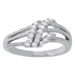 Diamond Fashion Ring, in Platinum - 84137