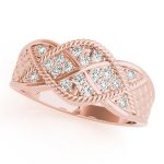 Diamond Fashion Ring, in Rose Gold - 84138