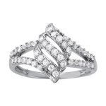 Diamond Fashion Ring, in White Gold - 84146