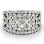 Diamond Fashion Ring, in White Gold - 84148