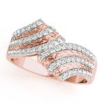 Diamond Fashion Ring, in Rose Gold - 84153