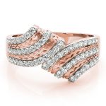 Diamond Fashion Ring, in Rose Gold - 84153