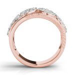 Diamond Fashion Ring, in Rose Gold - 84155