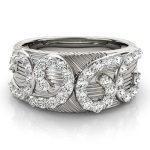 Diamond Fashion Ring, in Sterling Silver - 84155