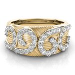 Diamond Fashion Ring, in Yellow Gold - 84155