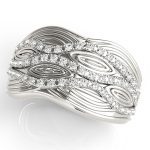 Diamond Fashion Ring, in Platinum - 84156