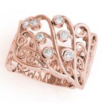 Diamond Fashion Ring, in Rose Gold - 84157