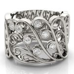 Diamond Fashion Ring, in Platinum - 84157