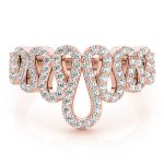 Diamond Fashion Ring, in Rose Gold - 84164