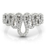 Diamond Fashion Ring, in Platinum - 84164