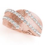 Diamond Fashion Ring, in Rose Gold - 84165