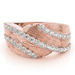 Diamond Fashion Ring, in Rose Gold - 84165