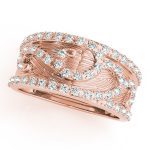 Diamond Fashion Ring, in Rose Gold - 84166