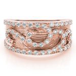 Diamond Fashion Ring, in Rose Gold - 84166