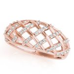 Diamond Fashion Ring, in Rose Gold - 84168