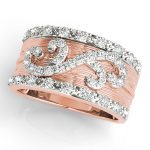 Diamond Fashion Ring, in Rose Gold - 84169