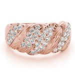 Diamond Fashion Ring, in Rose Gold - 84170