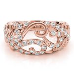 Diamond Fashion Ring, in Rose Gold - 84171