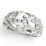 Diamond Fashion Ring, in White Gold - 84171