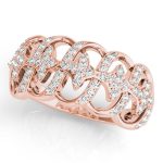 Diamond Fashion Ring, in Rose Gold - 84172