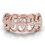 Diamond Fashion Ring, in Rose Gold - 84172