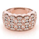 Diamond Fashion Ring, in Rose Gold - 84173