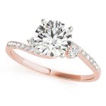 Tension Engagement Ring, Shape, in Rose Gold - 84287