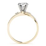 Tension Engagement Ring, Shape, in Yellow Gold - 84287