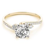 Tension Engagement Ring, Shape, in Yellow Gold - 84287