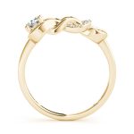 Love Knot Fashion Ring, Round Shape, in Yellow Gold - 84348