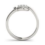 Love Knot Fashion Ring, in Platinum - 84349