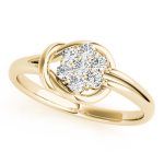 Love Knot Fashion Ring, in Yellow Gold - 84349