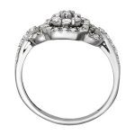 Fashion Engagement Ring, Solitaire Style, Shape, in Sterling Silver - 84375