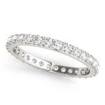 Eternity Ring, in White Gold - 84389