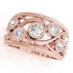 Diamond Fashion Ring, in Rose Gold - 84421