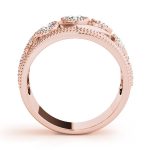 Diamond Fashion Ring, in Rose Gold - 84421