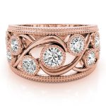 Diamond Fashion Ring, in Rose Gold - 84421