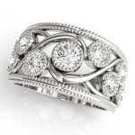 Diamond Fashion Ring, in White Gold - 84421