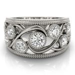 Diamond Fashion Ring, in White Gold - 84421