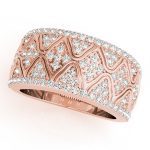 Diamond Fashion Ring, in Rose Gold - 84442