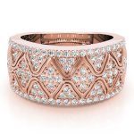 Diamond Fashion Ring, in Rose Gold - 84442