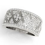 Diamond Fashion Ring, in Platinum - 84442